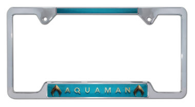 Emblem Elektroplate Aquaman License Plate Frames 